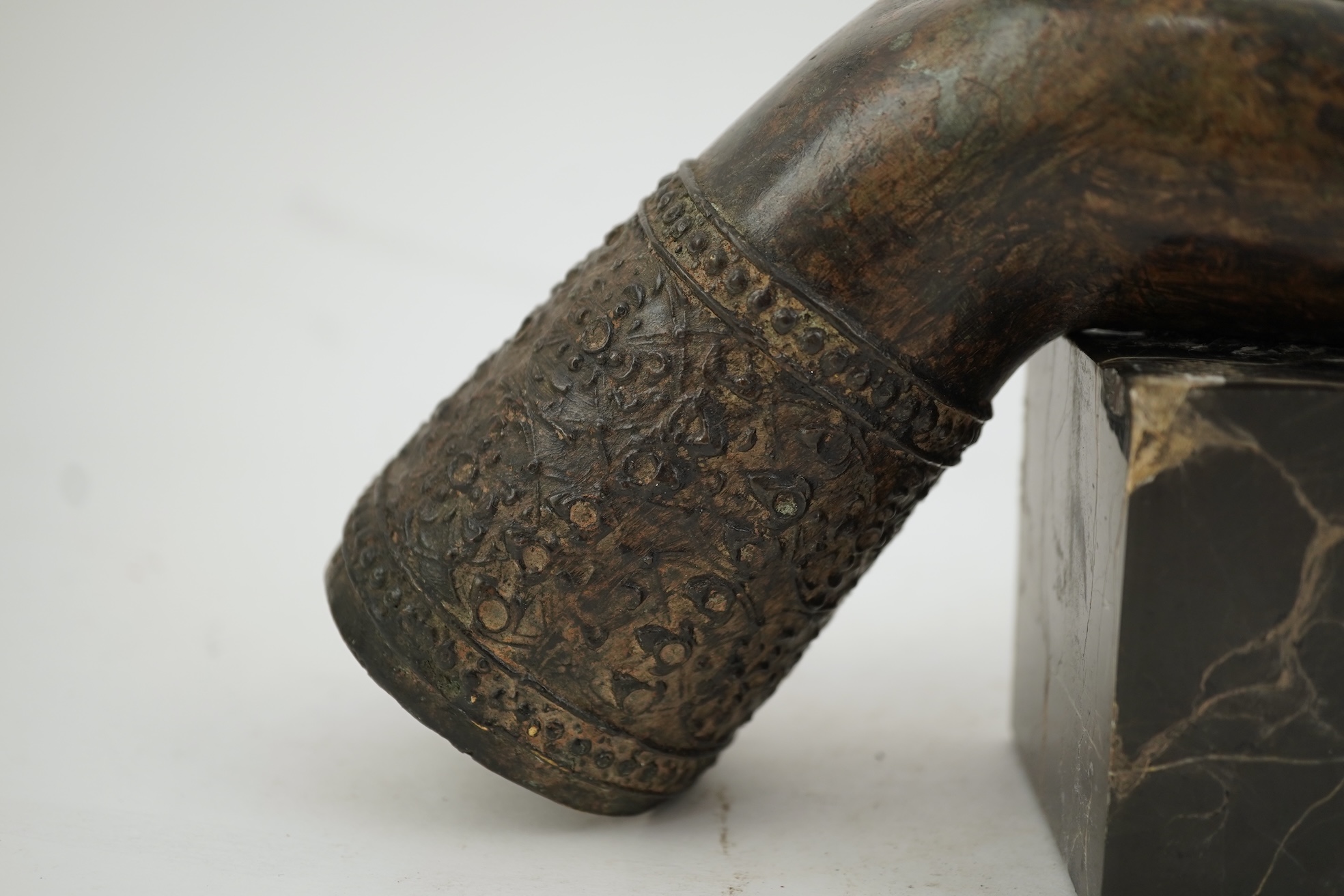 A Thai bronze Buddha's hand, 17th/18th century